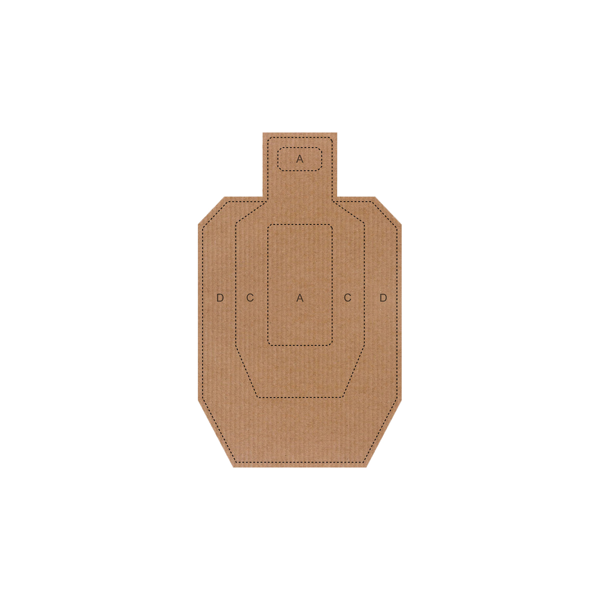ACTION TARGET IPSC CARDBOARD TGT