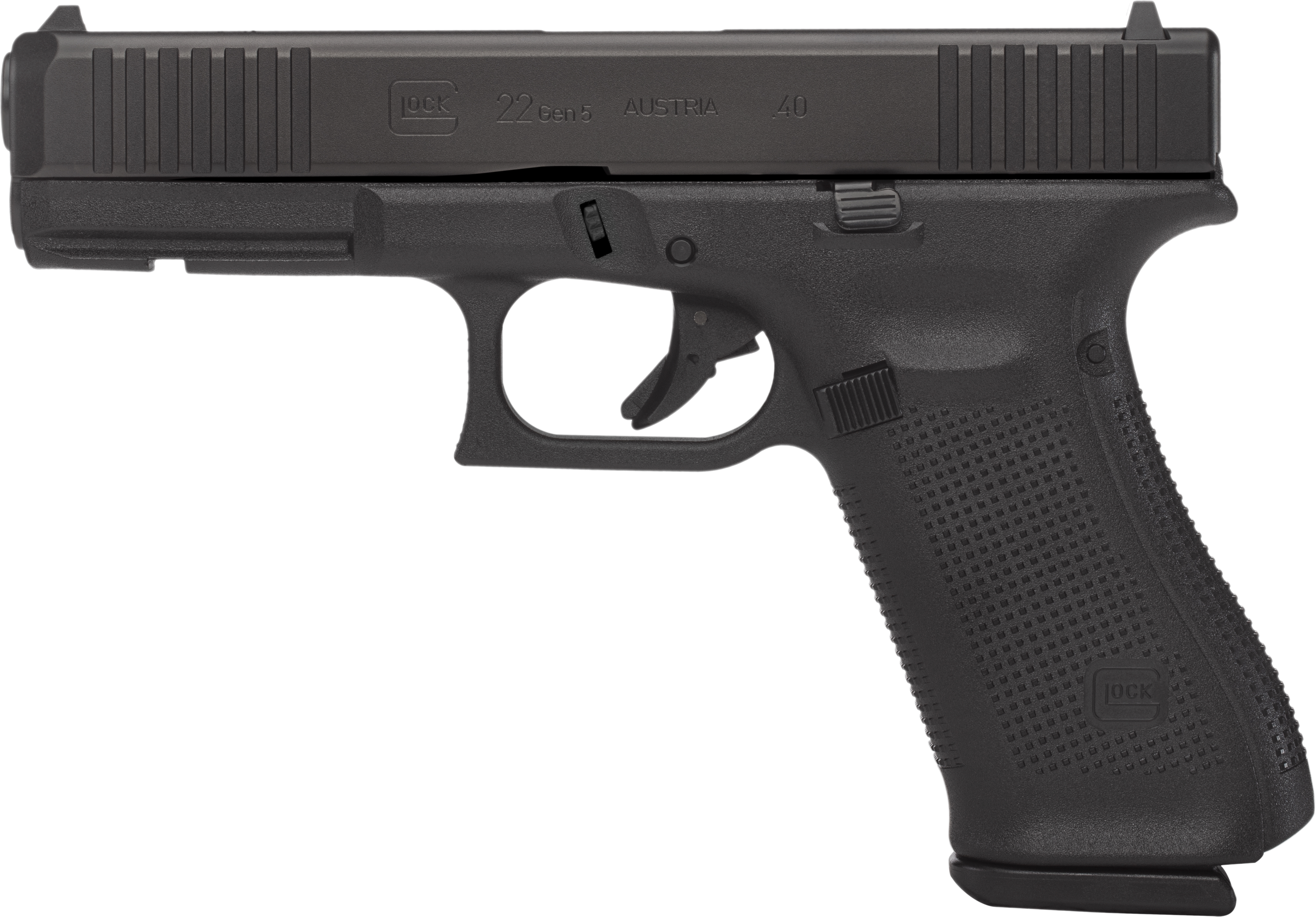 GLOCK 22 GEN5 40S&W PISTOL, BLACK, FIXED SIGHTS, 