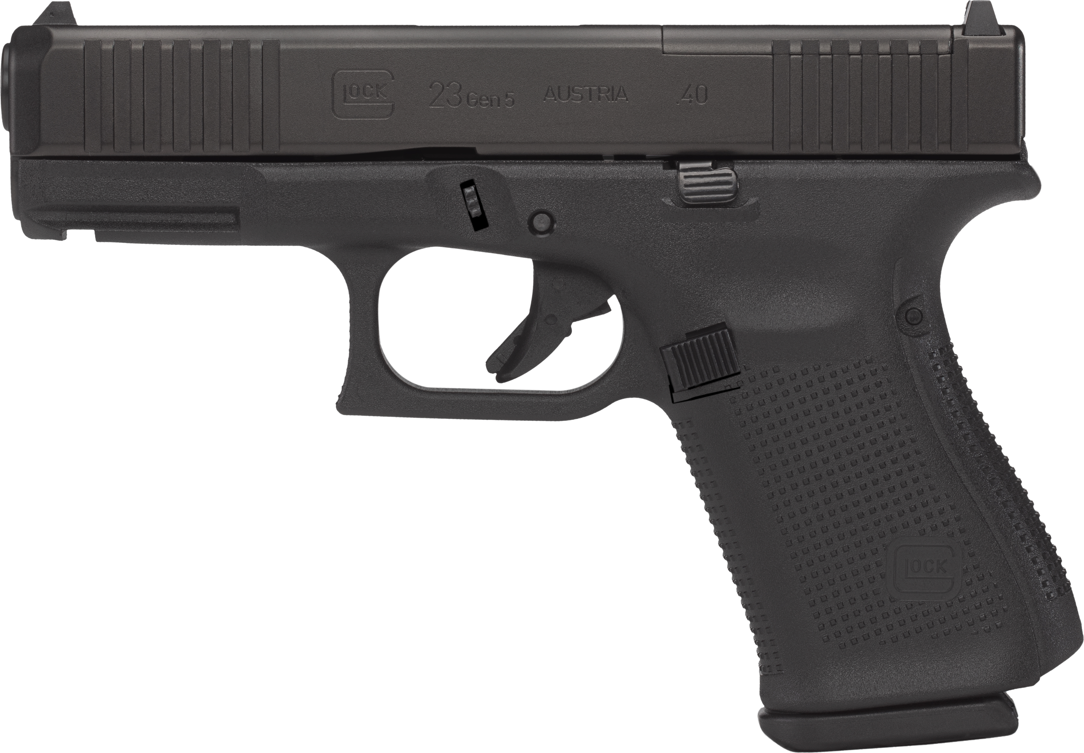 GLOCK 23MOS GEN5 40S&W PISTOL, BLACK, FIXED SIGHTS