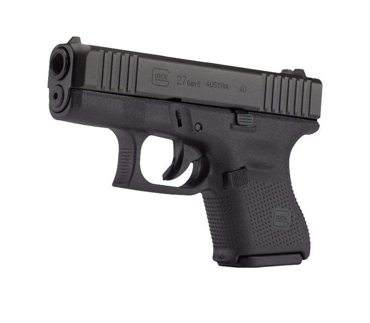 GLOCK 27 GEN5 40S&W PISTOL, BLACK, FIXED SIGHTS, 