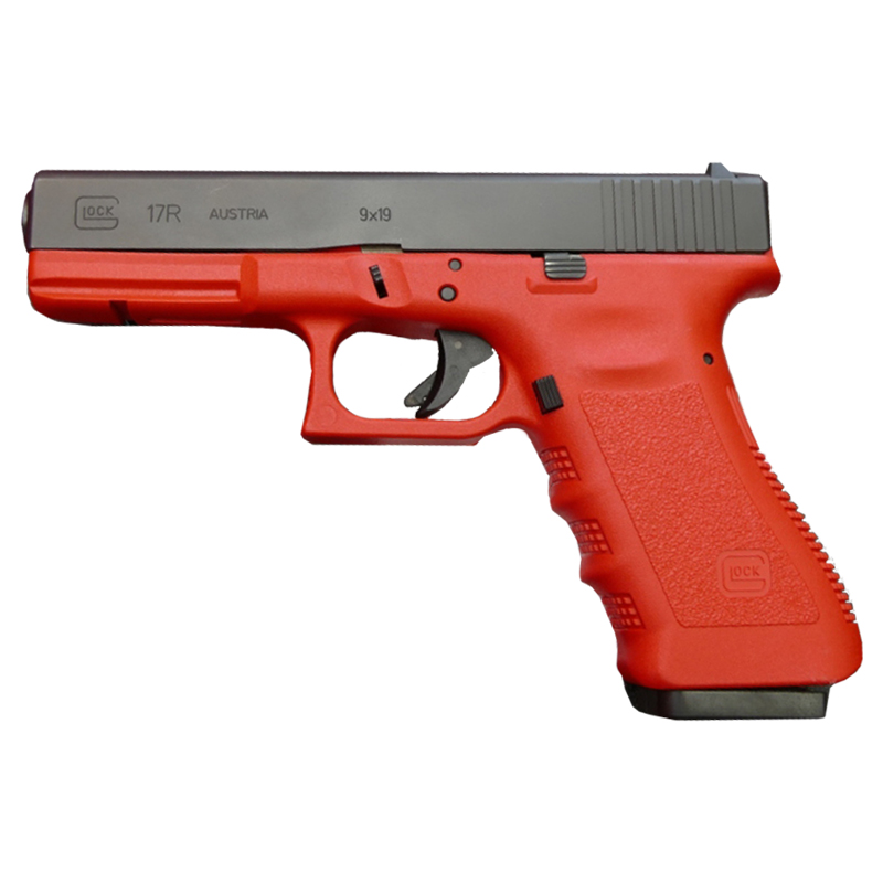 GLOCK 17R GEN3 RESET PISTOL, RED,FIXED SIGHTS, 5LB
